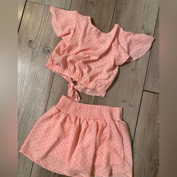 SPEECHLESS KIDS TIE TOP & SKIRT WITH ELASTIC WAISTBAND FOR STRETCH SIZE 10 GIRLS - Picture 2 of 11